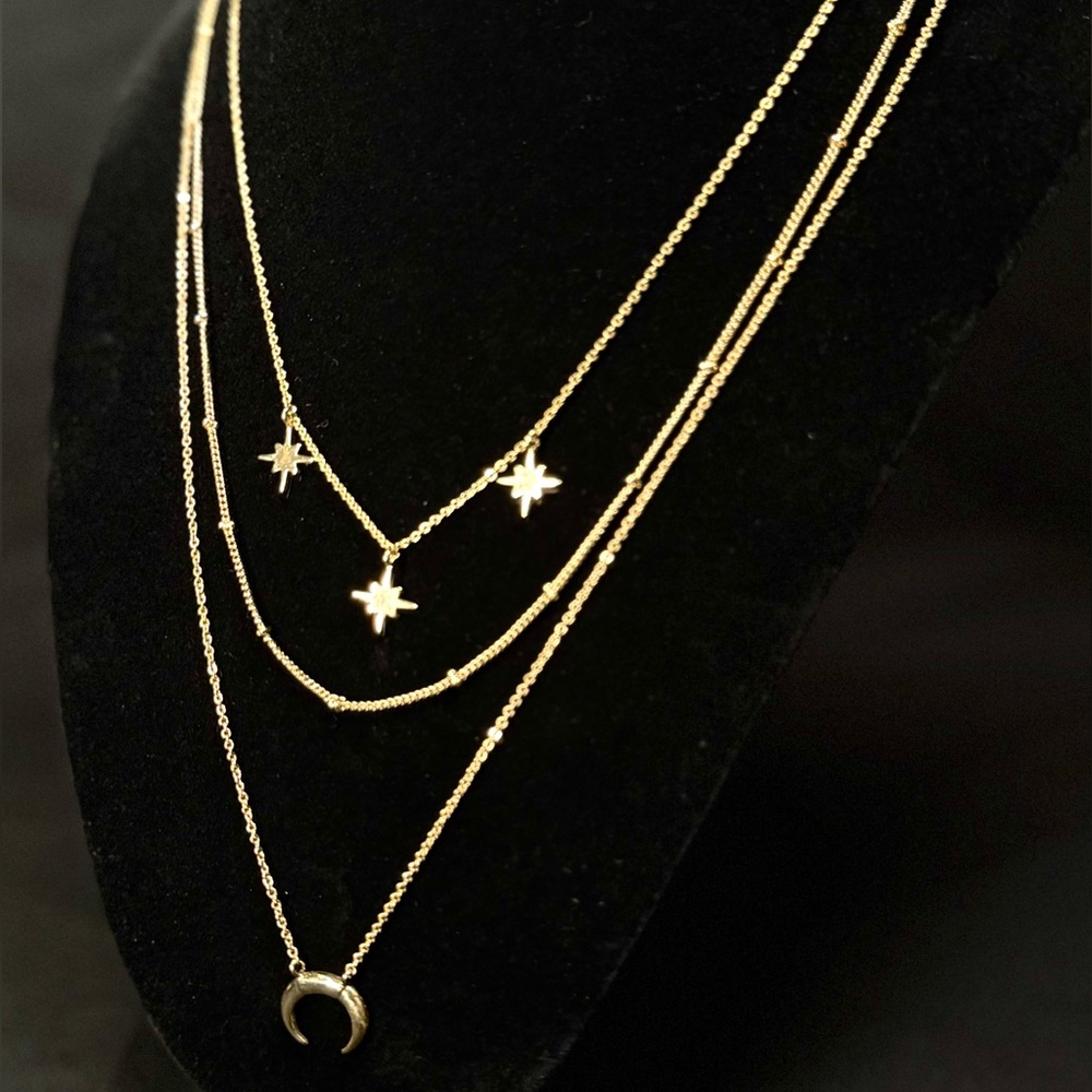 Elegant Gold Layered Necklace